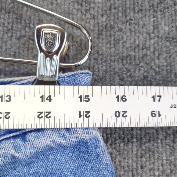 L.A. Blues Women's Slim Tapered Leg Jeans Blue 14 Long Light Stone Wash Denim - Picture 11 of 12